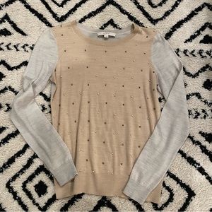 LOFT embellished sweater